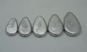 No Roll Slip Sinkers   25 Lbs 1-11/2-2-3-4-5-6-8 Oz Any Combination Of Sizes 